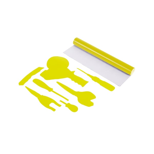 ShadowTape Shadow Board Tool Marking Tape 15 inches wide x 15 Foot Length Rolls Yellow